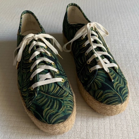 Keds Shoes - Keds/Rifle Paper Co. palm platform sneakers